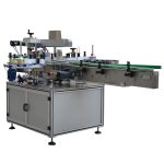 Máquina de rotulagem automática de garrafas quadradas de lado duplo