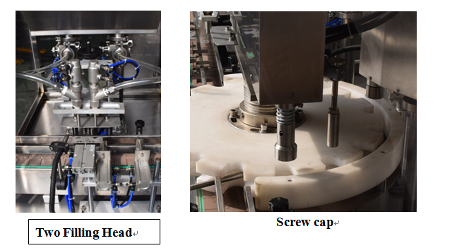 KPGX-1 garrafa de xarope para enchimento e tamponamento de medicamentos