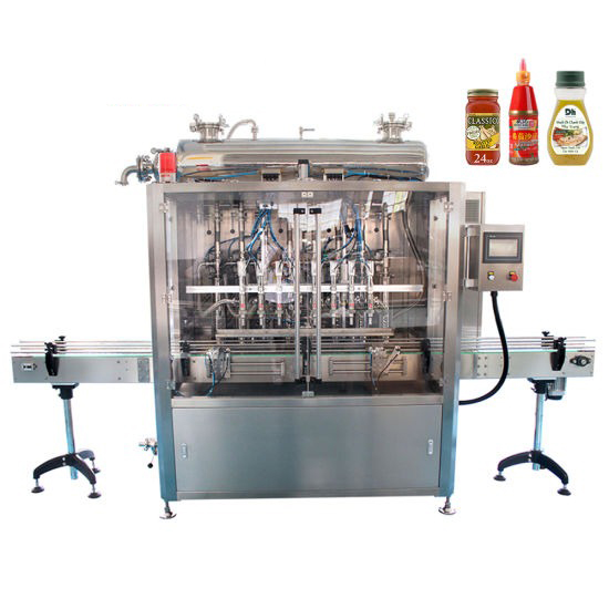 Máquina de enchimento amplamente utilizada do frasco do doce de morango